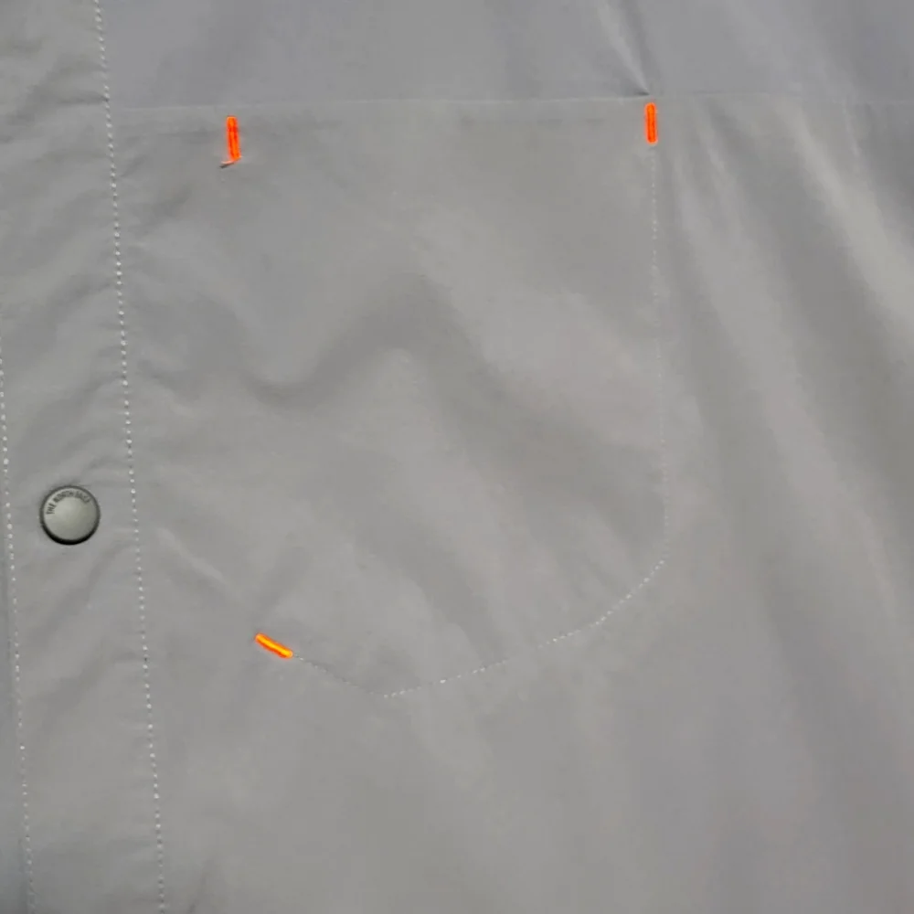 Big &‎ Tall Men's The North Face Charcoal Gray Short Sleeve Shirt Size XXL. #624